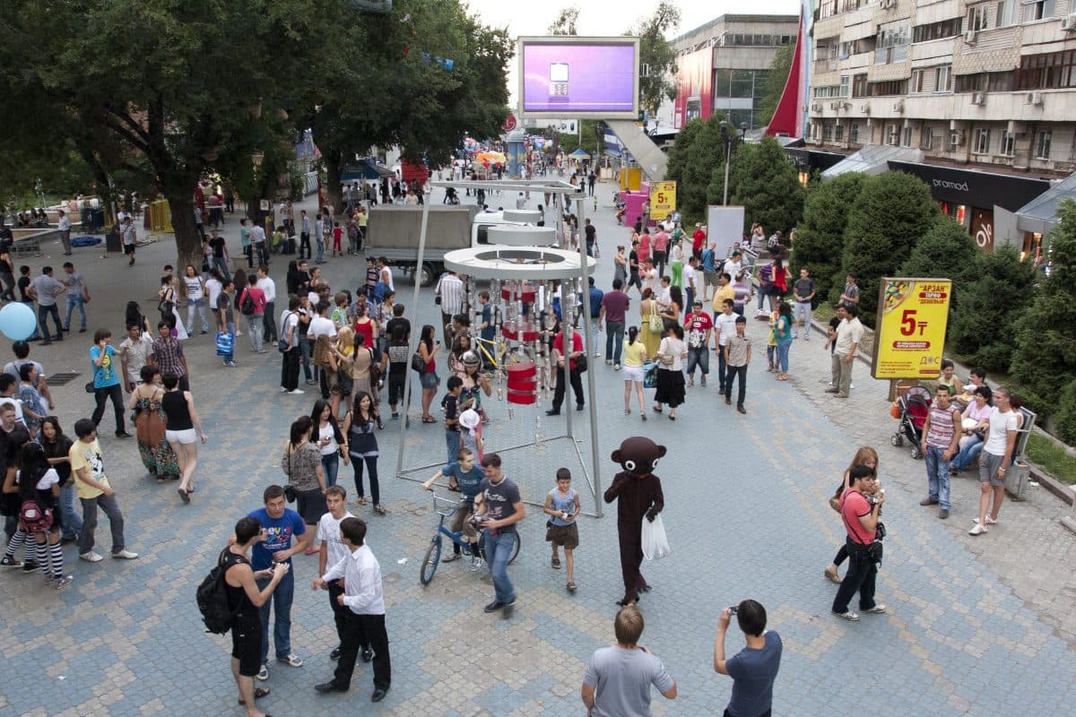 Vibe urbano de Almaty