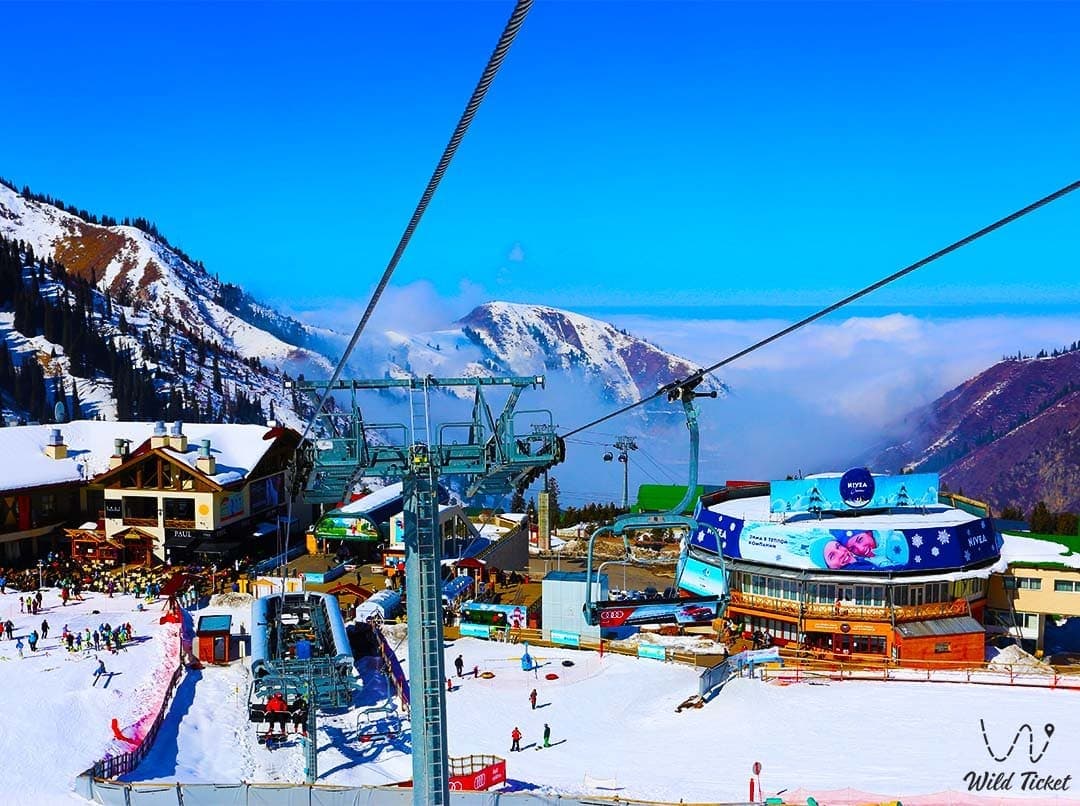 Shymbulak Ski Resort Day Tour landscape in Kazakhstan