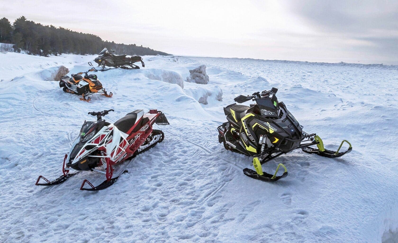 Snowmobiling