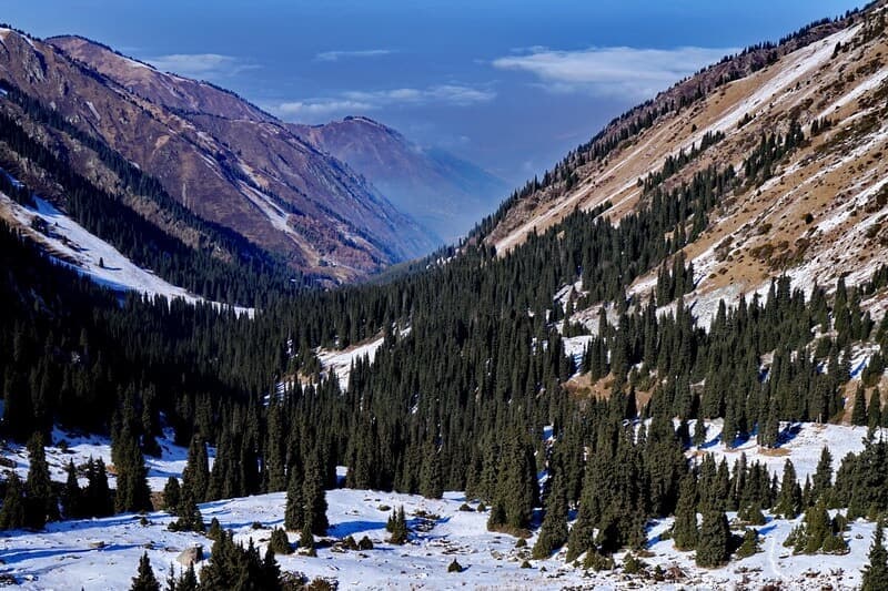 Горячие источники Алмарасан travel scenery in Kazakhstan