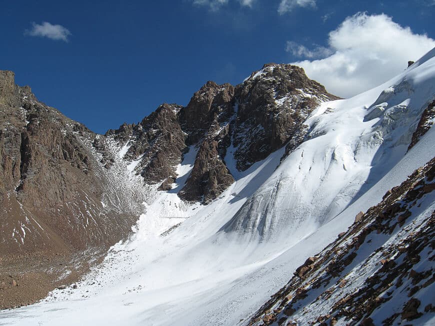 Пик Маншук Маметовой (≈4190 м) at Almaty Berge - näher als sie scheinen, Kazakhstan