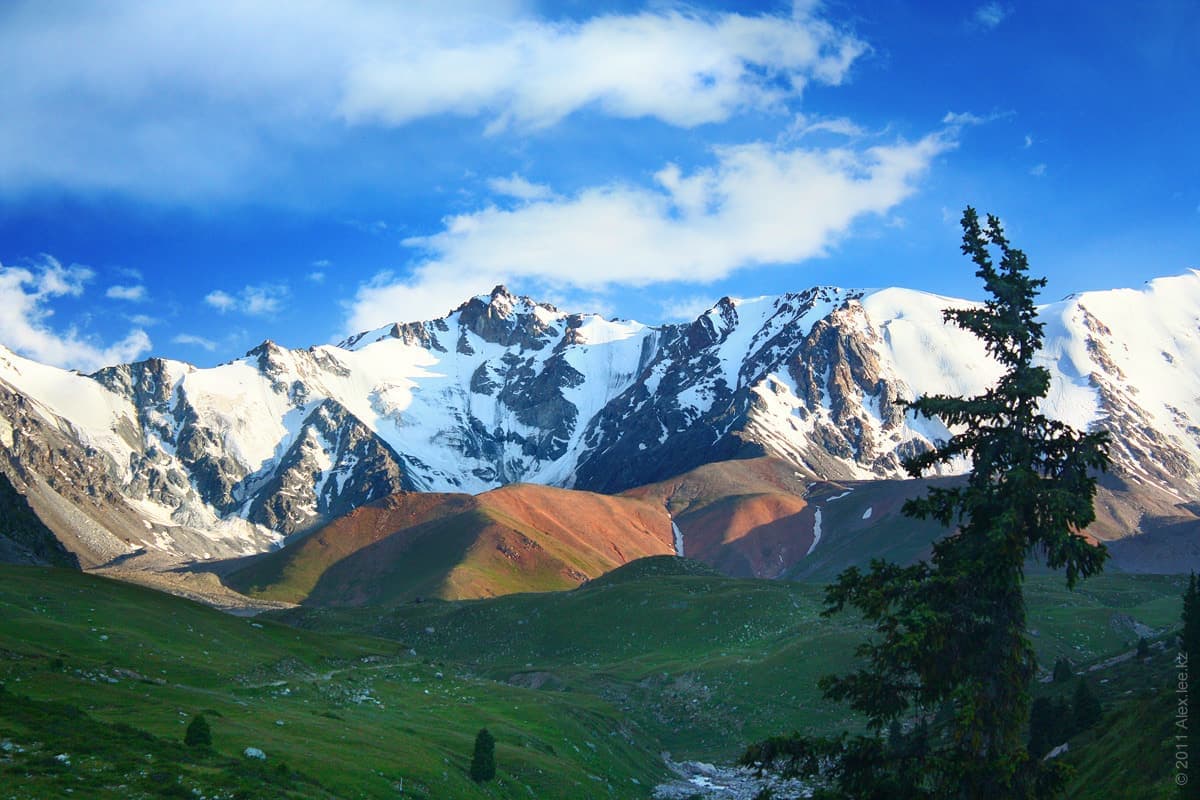 Big Almaty Lake nature and attractions in Kazakhstan