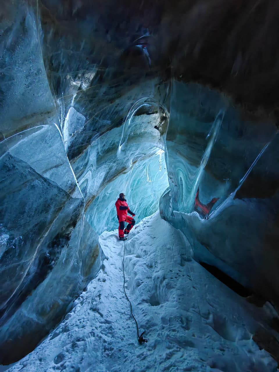 Bogdanovich Glacier landscape in Kazakhstan
