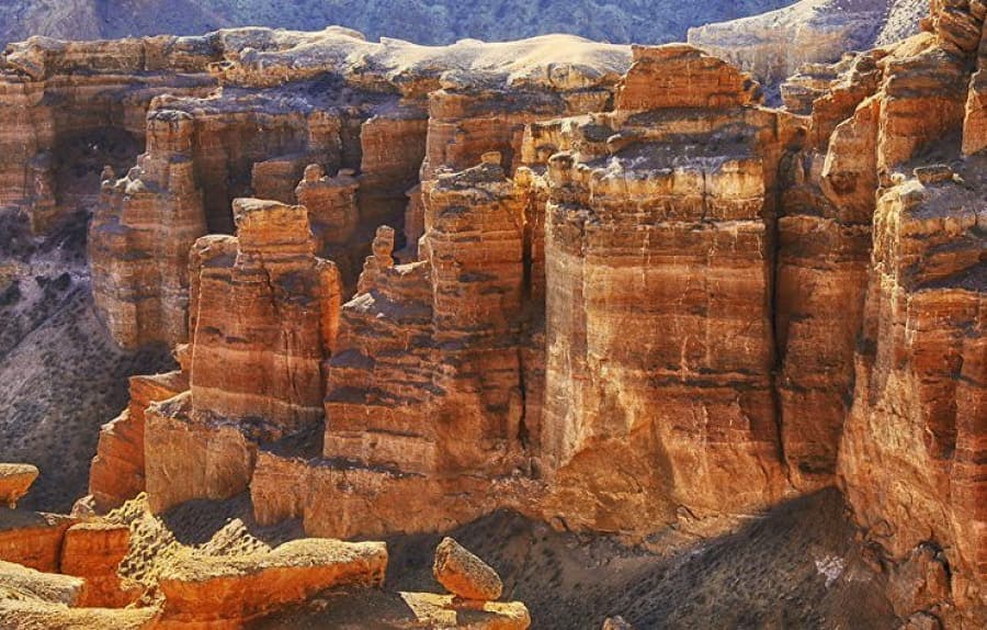 Charyn Canyon nature and attractions in Kazakhstan