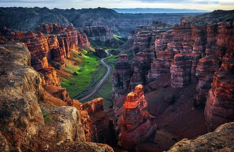Charyn Canyon nature and attractions in Kazakhstan