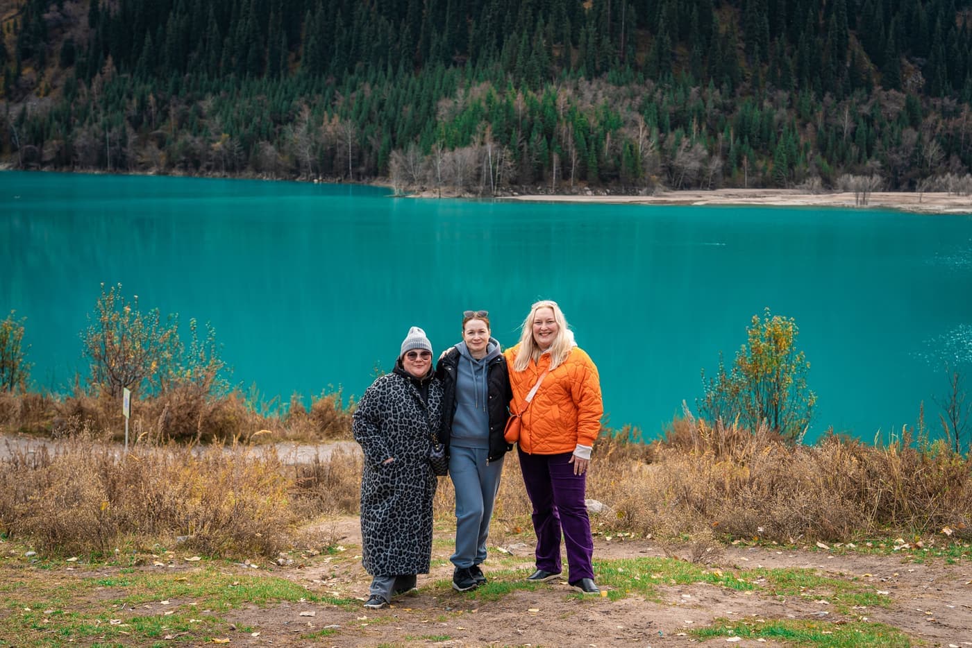 Lago Issyk (Esik) landscape in Kazakhstan