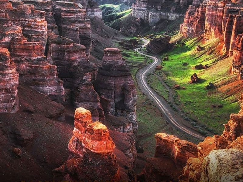 City of Nomads nature and attractions in Kazakhstan