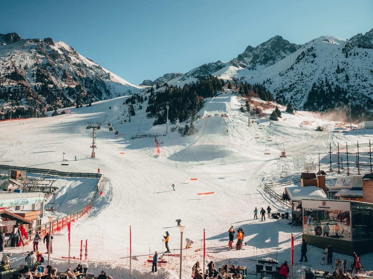 Shymbulak Ski Resort nature and attractions in Kazakhstan