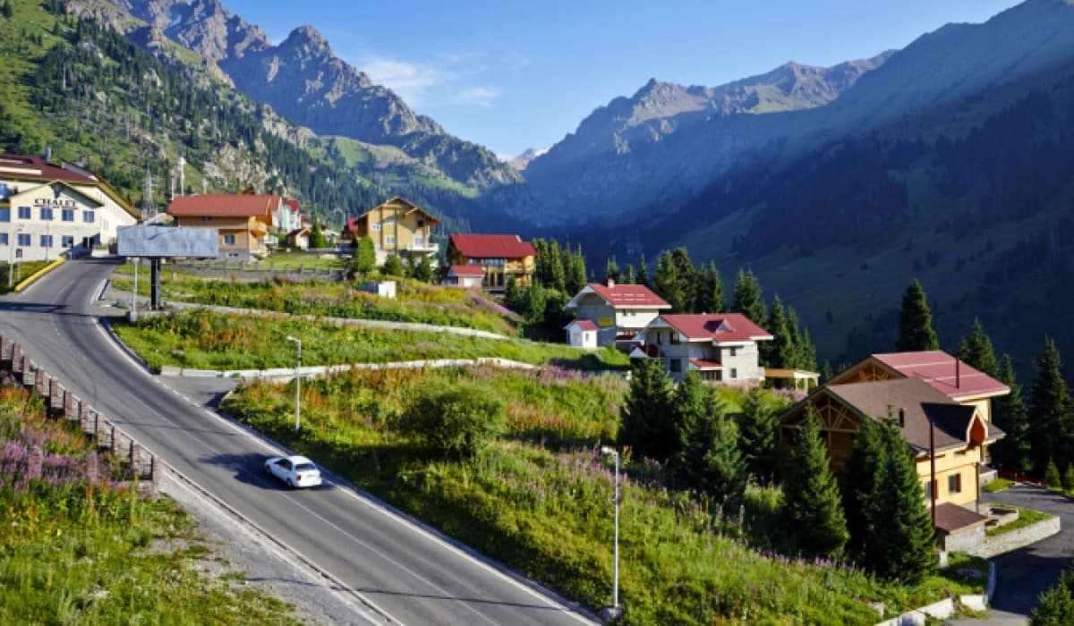 Shymbulak Ski Resort nature and attractions in Kazakhstan