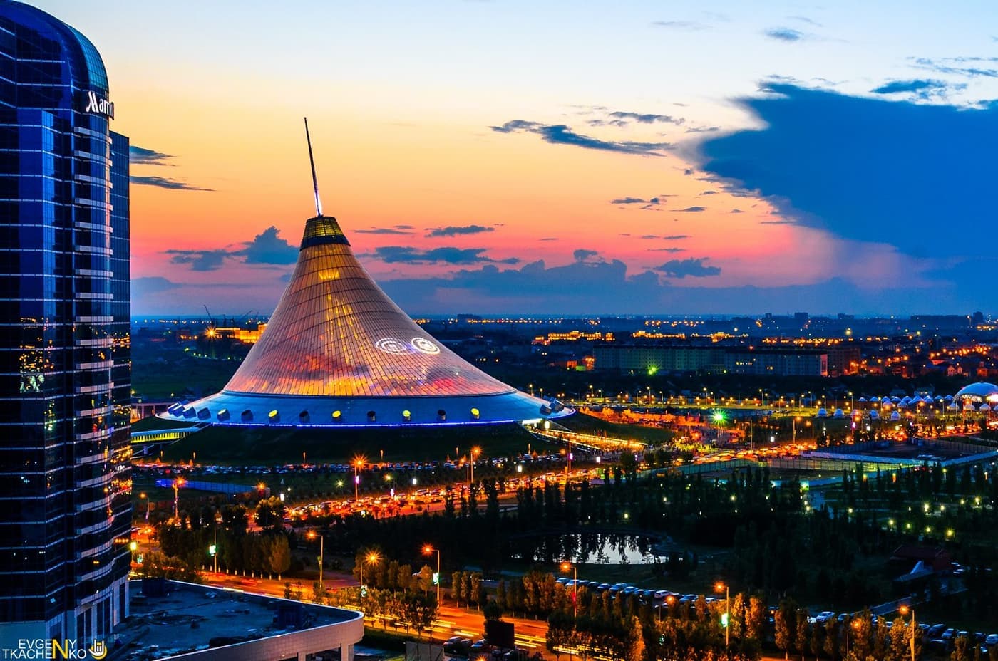 Grand Kazakhstan Expedition Tour route with scenic nature in Kazakhstan