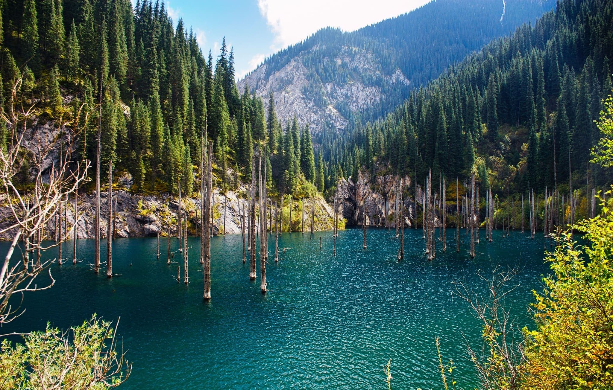 Кольсай · Каинды · Чарын — групповой тур на 2 дня (6 мест) Tour route with scenic nature in Kazakhstan