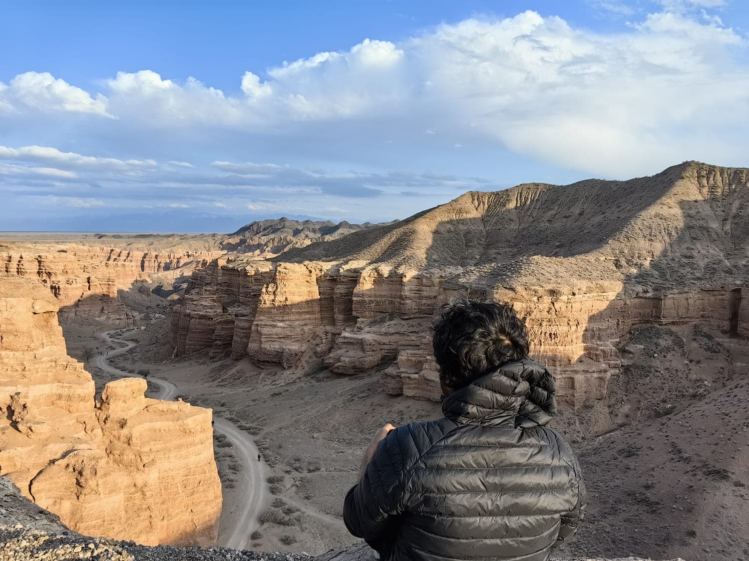 Top View of the Valley of Castles Canyon at Charyn Canyon, Kazakhstan